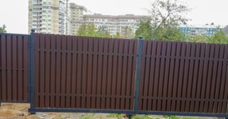 Купить распашные ворота из штакетника Ханты-Мансийск, цена от 2746 руб.